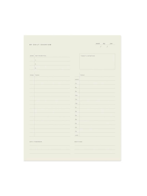 Ramona & Ruth Daily Overview Notepad