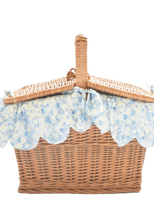 Coco & Wolf X Edit 58 Rectangle Wicker Picnic Basket Mitsi