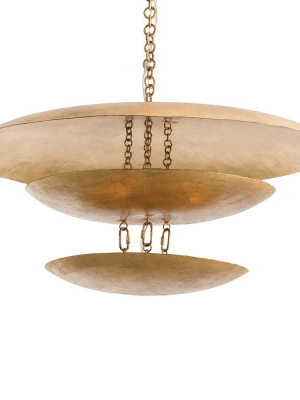 Florko Chandelier Gold Leaf