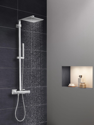 Grohe America, Inc. 26 420 Euphoria Cube Double Handle Thermostatic Shower System 39-9/16" Center To Center - -