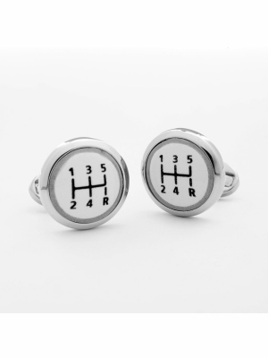 Gear Stick Cufflinks