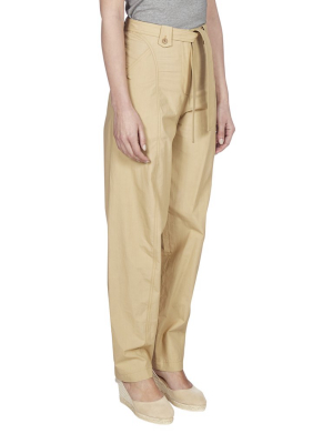 Kenzo Belted Wide-leg Trousers