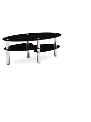 Coffee Table Black - Hodedah Import