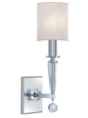 Paxton 1 Light Nickel Sconce