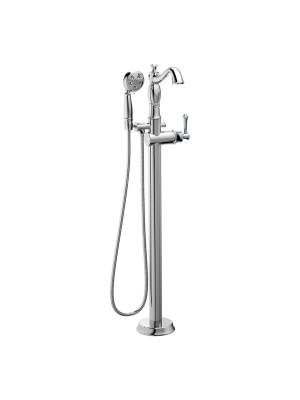 Delta Faucet T4797-fl-lhp Delta T4797-fl-lhp Cassidy Floor Mounted Tub Filler With Personal Hand Shower