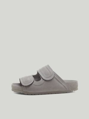 The Mudlark Sandal / Suede Slate