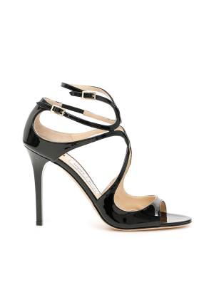 Jimmy Choo Lang Patent Leather Sandals