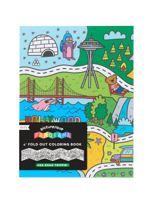 Picturesque Panorama Coloring Book - Usa Road Trippin'