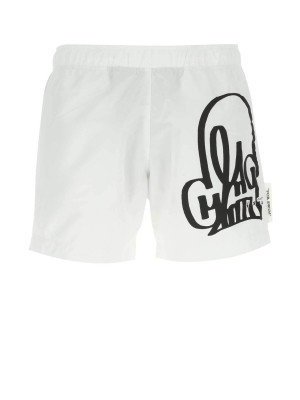 Off-white Printed Swim Shorts