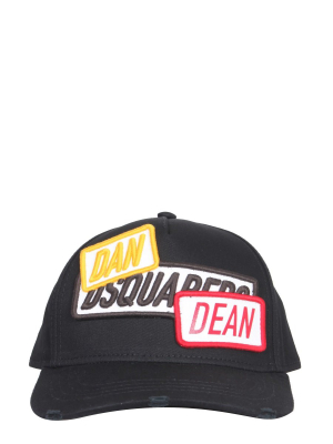 Dsquared2 Logo Embroidered Baseball Cap