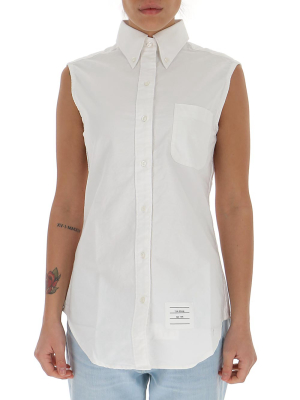 Thom Browne Sleeveless Buttoned Shirt