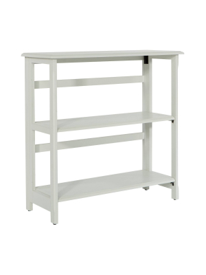 32.19" 3 Shelf Brookings Bookshelf White - Osp Home Furnishings