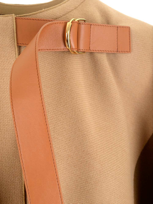 Chloé Strap Detail Poncho