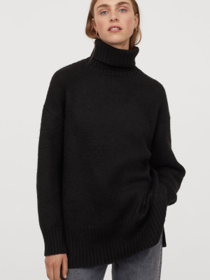 Oversized Turtleneck Sweater