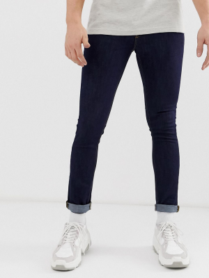 New Look Skinny Jeans In Dark Blue Wash