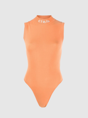 Heron Preston: Knit Bodysuit [orange]