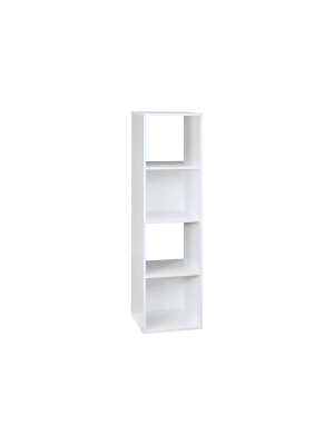 Closetmaid 102900 Decorative Home Stackable 4-cube Cubeicals Organizer Storage, White