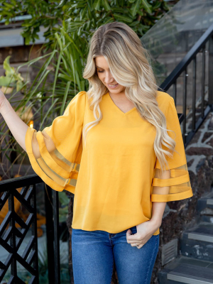 The Gia Top - Mustard