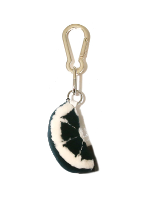 Mink Lemon Keychain In Multicolor Green