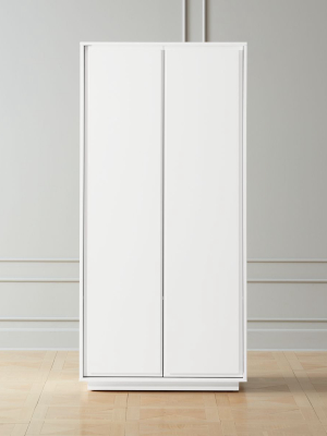 Gallery White 2-door Wardrobe