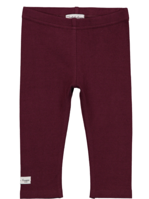 Lil Legs Basic Leggings - Plum