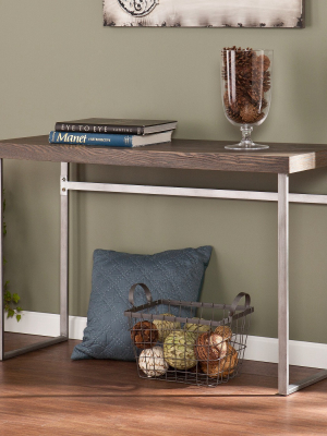 Mixed Material Console Table - Aiden Lane