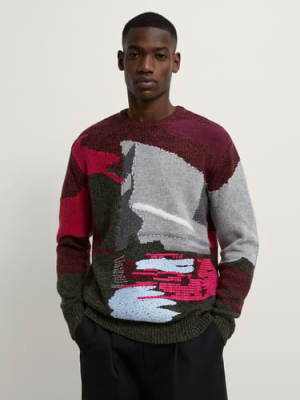 Landscape Jacquard Sweater