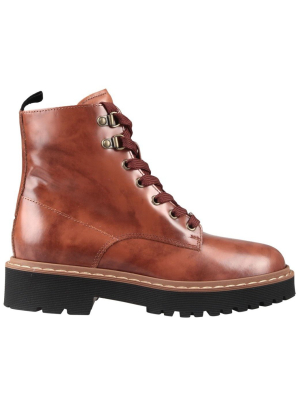 Hogan Lace-up Combat Boots