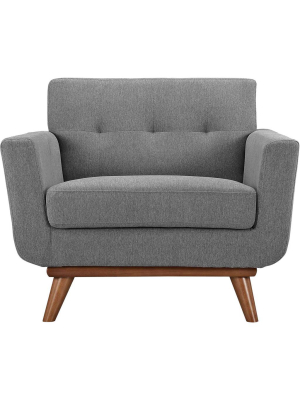 Emory Upholstered Armchair Expectation Gray