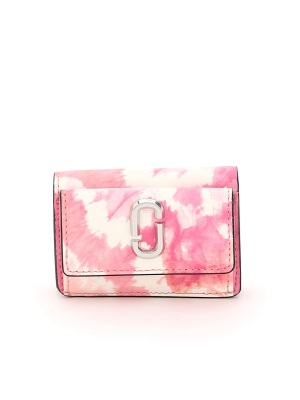 Marc Jacobs The Snapshot Tie Dye Mini Trifold Wallet