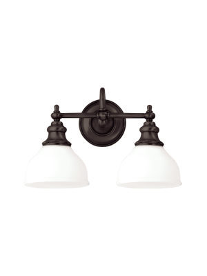 Sutton 2 Light Bath Bracket Old Bronze