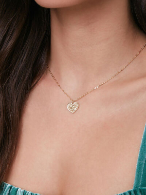 Cupid Heart Pendant Necklace