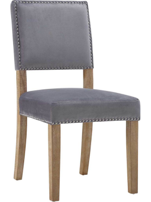 Orwen Wood Dining Chair Gray