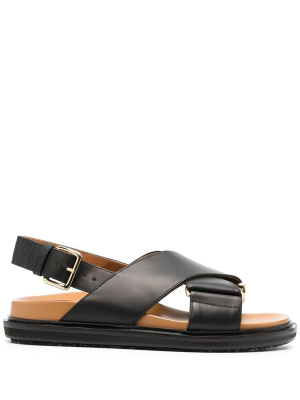 Marni Criss-cross Fussbett Sandals