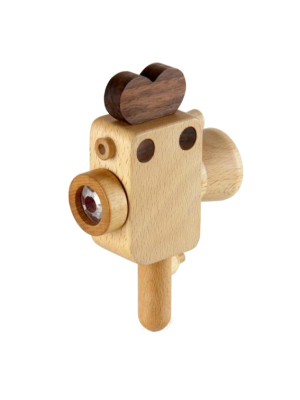 Wooden Super 8 Camera With Kaleidoscope Lens