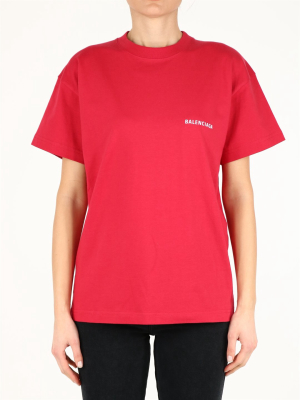 Balenciaga Logo Print T-shirt