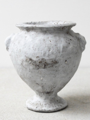 Charlotte Mcleish Large Footed Vase Speckled Grey 1