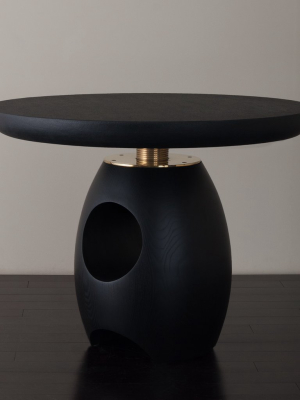 Breakthrough Dining Table, Polished Brass