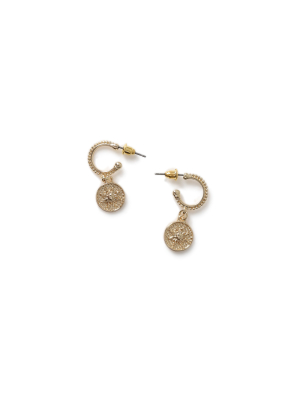 Coin Drop Earrings*