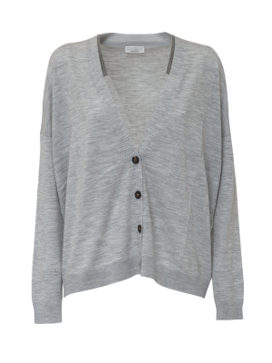 Brunello Cucinelli V-neck Buttoned Cardigan