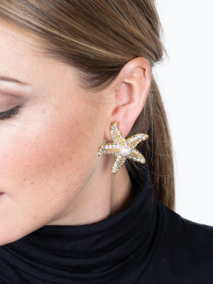 Starfish Clip Earrings