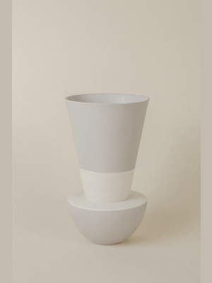 Versa Vase Up | White/grey
