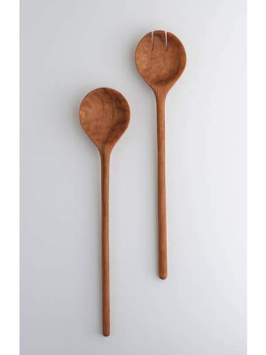 Cherry Spoon And Fork Server Set