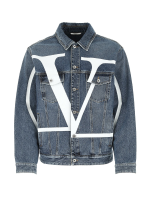 Valentino Vlogo Signature Print Jacket