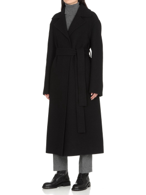 Jil Sander Tie-waist Double Breasted Coat