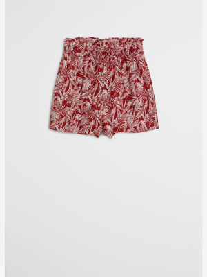 Tropical Print Shorts