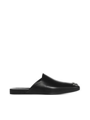 Balenciaga Cosy Bb Plaque Slip-on Loafers