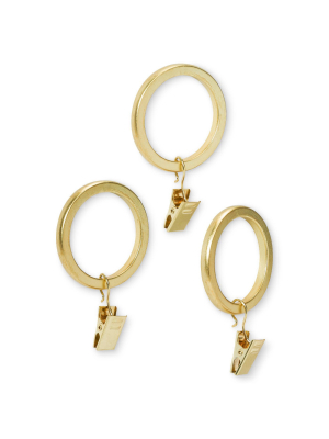 7pk 7/8" Curtain Clip Rings - Project 62™