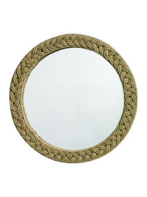 Jamie Young Co. Braided Round Jute Mirror