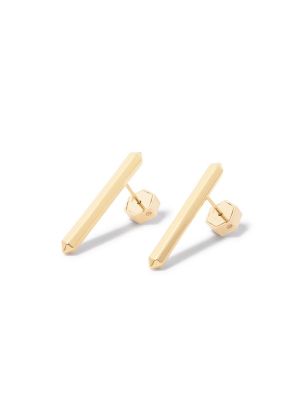 Hexagon Bar Earrings